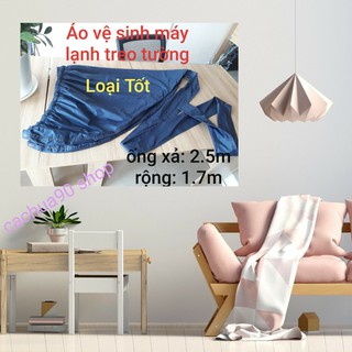 Túi vệ sinh máy lạnh chuyên nghiệp có ống xả nước thải + TẶNG DÂY SỎ DỄ THAO TÁC KHI RỬA