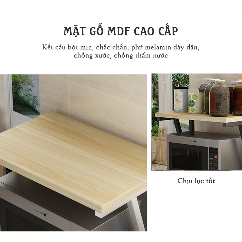 Kệ gia vị nhiều tầng, Kệ bếp lò vi sóng đa năng - GM51