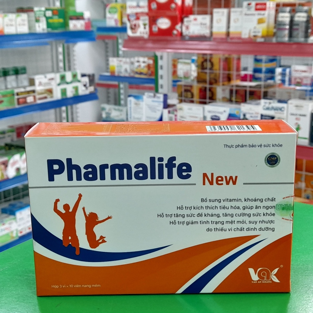 Pharmalife New- Hỗ trợ suy nhược do thiếu vi chất dinh dưỡng, hỗ trợ bổ sung vitamin, khoáng chất, giúp kích thích tiêu
