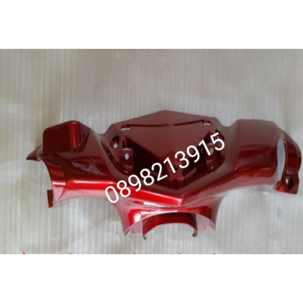 YAMAHA-ỐP ĐẦU ĐÈN TRƯỚC (Nắp Trước Tay Lai) NOVO 4,5 MÀU ĐỎ ĐÔ (Có Đủ Màu)