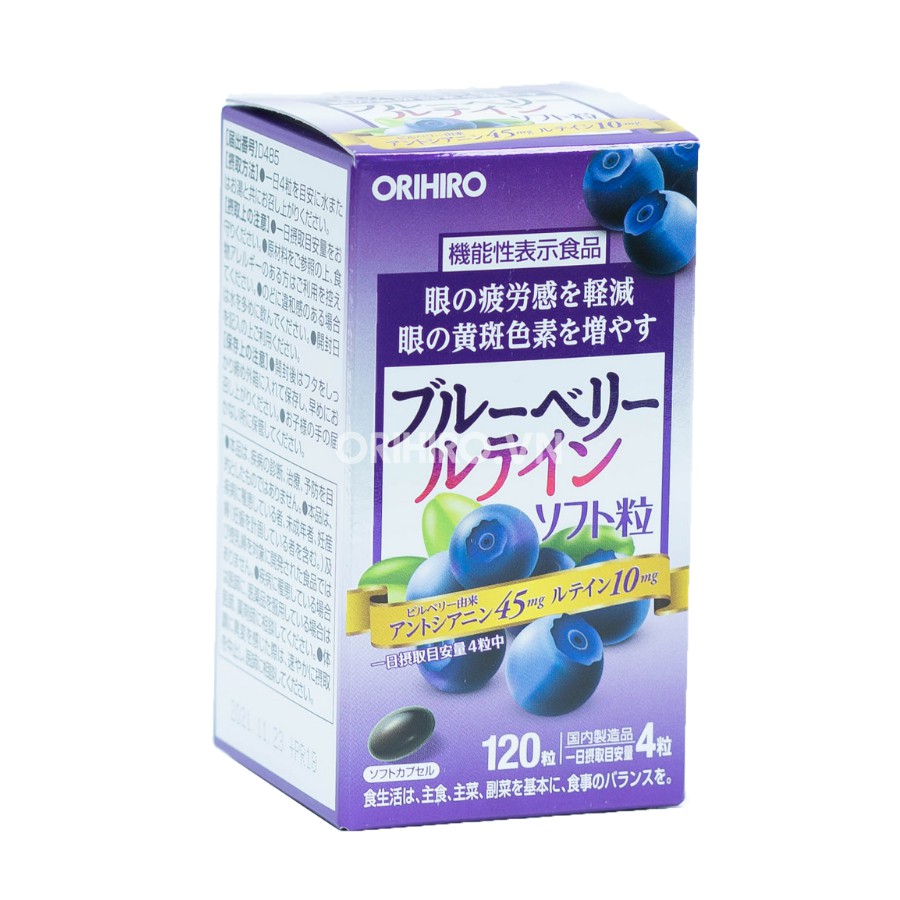 Viên uống bổ mắt việt quất Blueberry Orihiro 120 viên