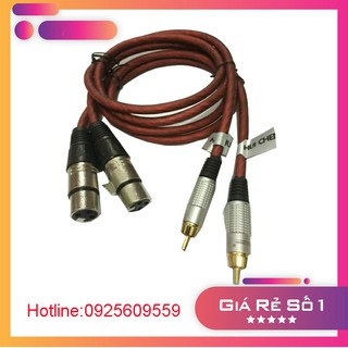 Dây kết nối - dây canon cái ra av - giá 2 cái