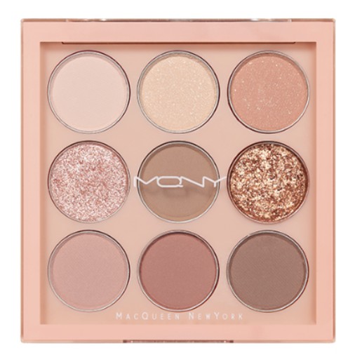 MACQUEEN NEWYORK.1001 Bảng màu Tone On Tone Shadow Palette Pro 9 # NuDE