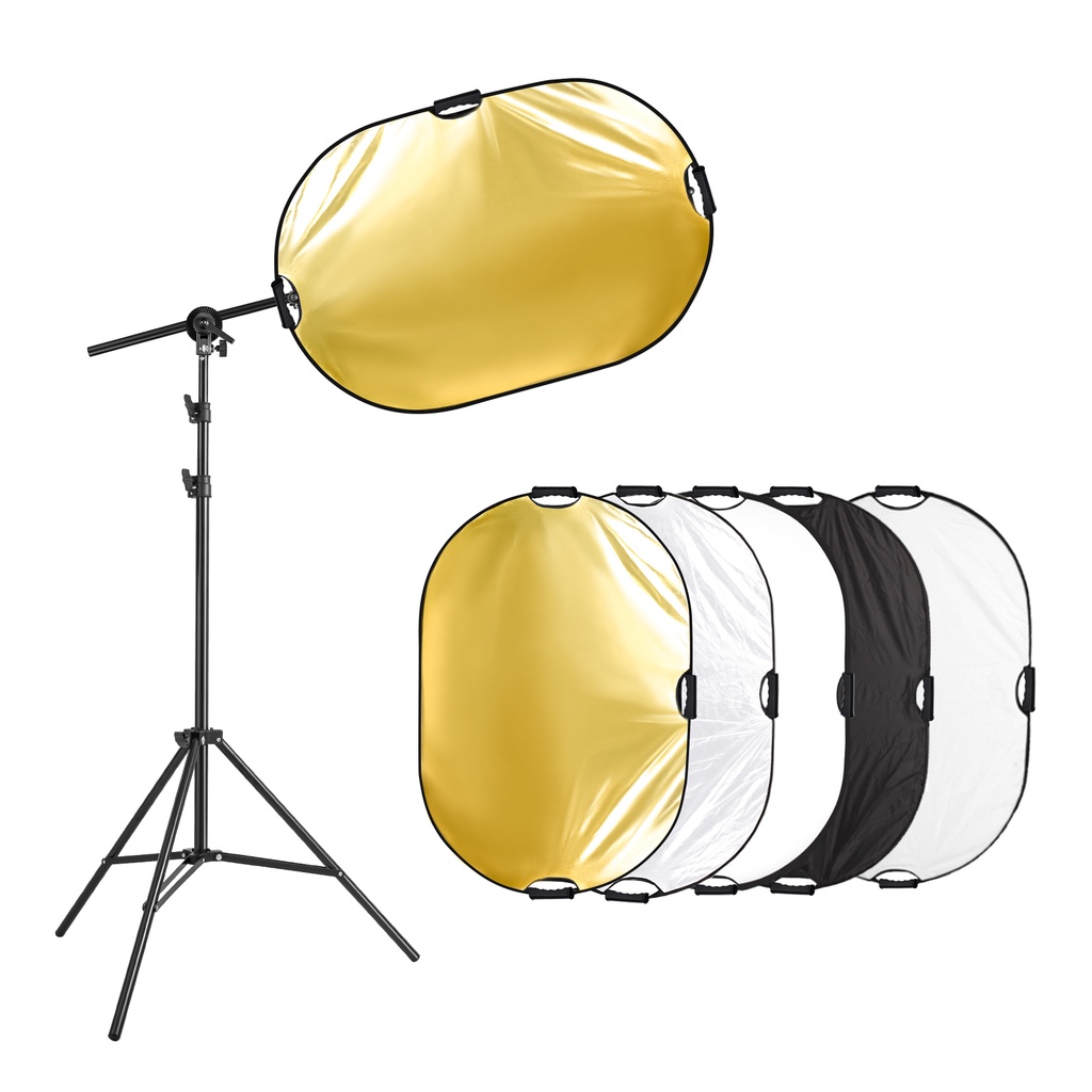 Giá đỡ đèn phản quang Selens chụp ảnh ngoài trời 5 trong 1 60x90cm
