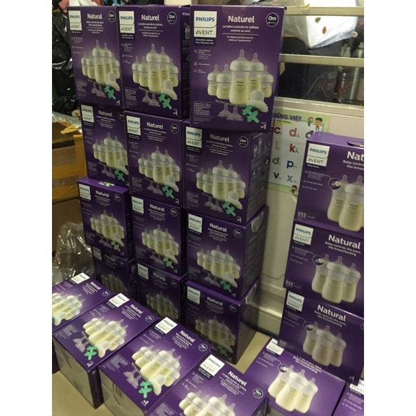 Bình sữa avent 125ml mẫu mới