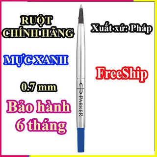 Ruột bút Parker, ngòi 0.5 mm, xuất xứ Pháp, mực Xanh