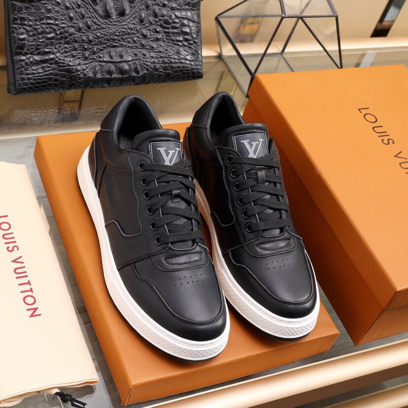 Giày sneakers nam da thật Louis Vuitton LV thiết kế trẻ trung và thể thao mang đến sự thoải mái