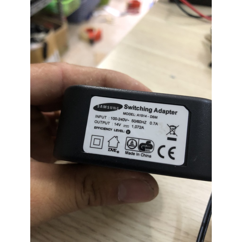 Adapter nguồn màn hình samsung 14V 1.072A