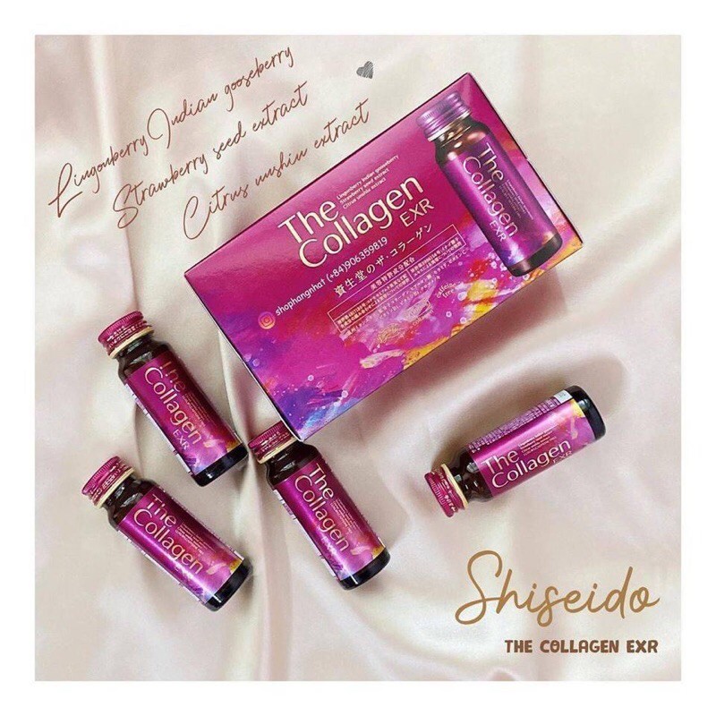 nước uống The Collagen ExR shiseido nhật bản. hỗ trợ đẹp da. hộp 10 chai 50ml | BigBuy360 - bigbuy360.vn