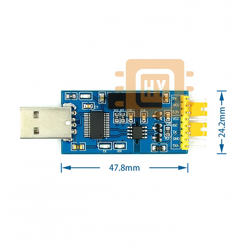 FT232 isolated serial port module USB to TTL USB to serial port magnetic isolation FT232RL photoelectric isolation