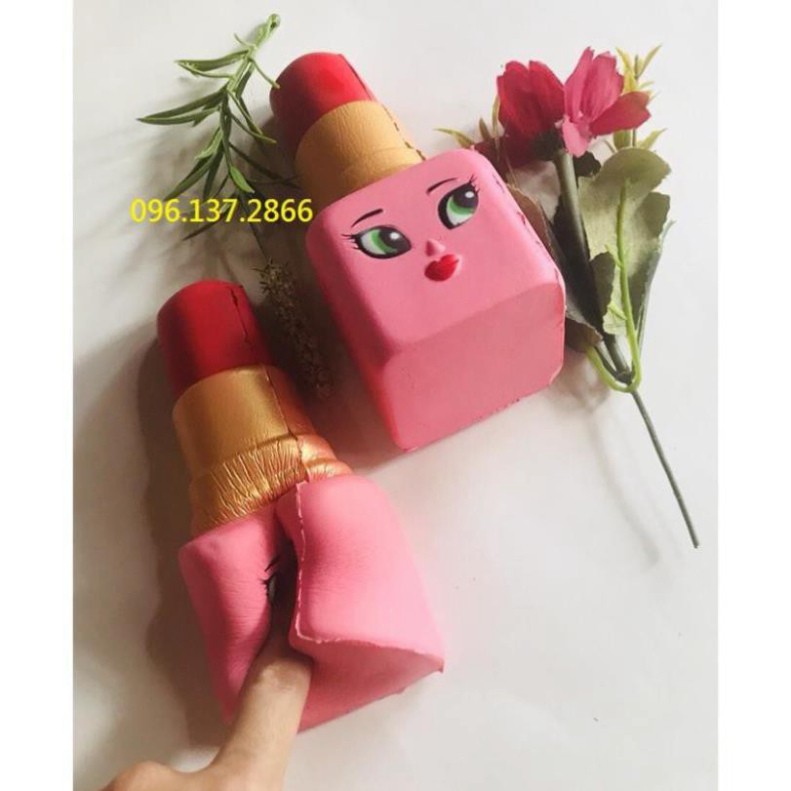 Đồ chơi squishy thỏi son khổng lồ cảm xúc - đáng yêu hết cỡ AA
