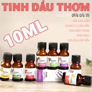 21 Hương Tinh Dầu Tự Nhiên Làm Nến Thơm - Nguyên Liệu Làm Nến Thơm, Son Môi Handmade
