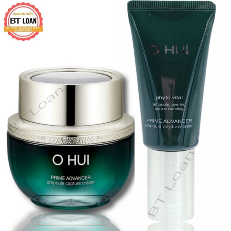 [ SALE TÁCH SET ] Kem trắng da chống lão hóa Ohui phyto vital Prime Advancer ampoule capture cream