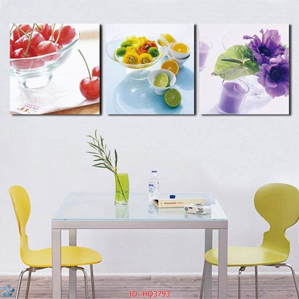 Tranh treo phòng ăn XẢ KHO 10 mẫu tráng gương giá rẻ, treo tường cực đẹp, trang trí decor phòng đẹp hơn tranh canvas