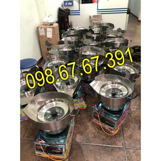 Máy làm bỏng bắp rang bơ chạy bình ga mini