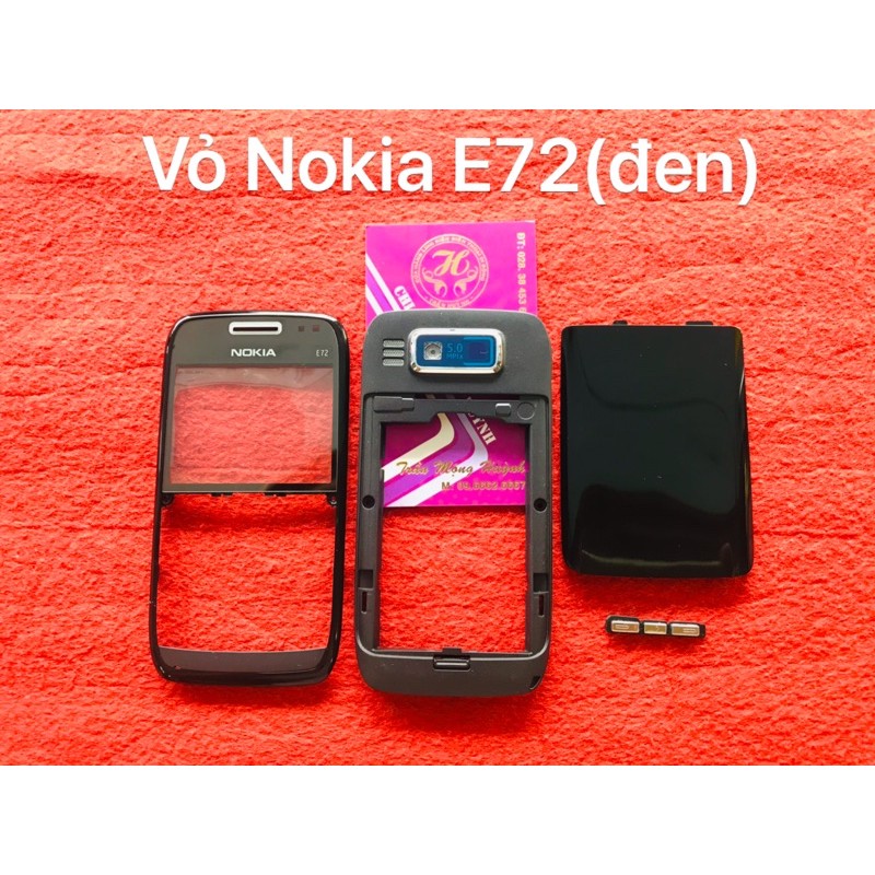 Vỏ Nokia E72(đen)