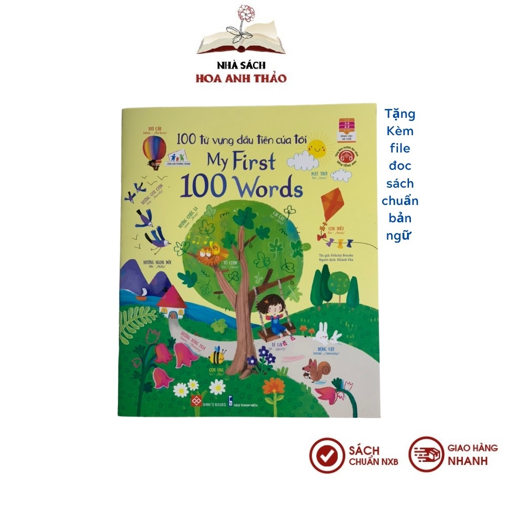 Sách Tiếng Anh Cho Bé 100 Từ Vựng Đầu Tiên Của Tôi