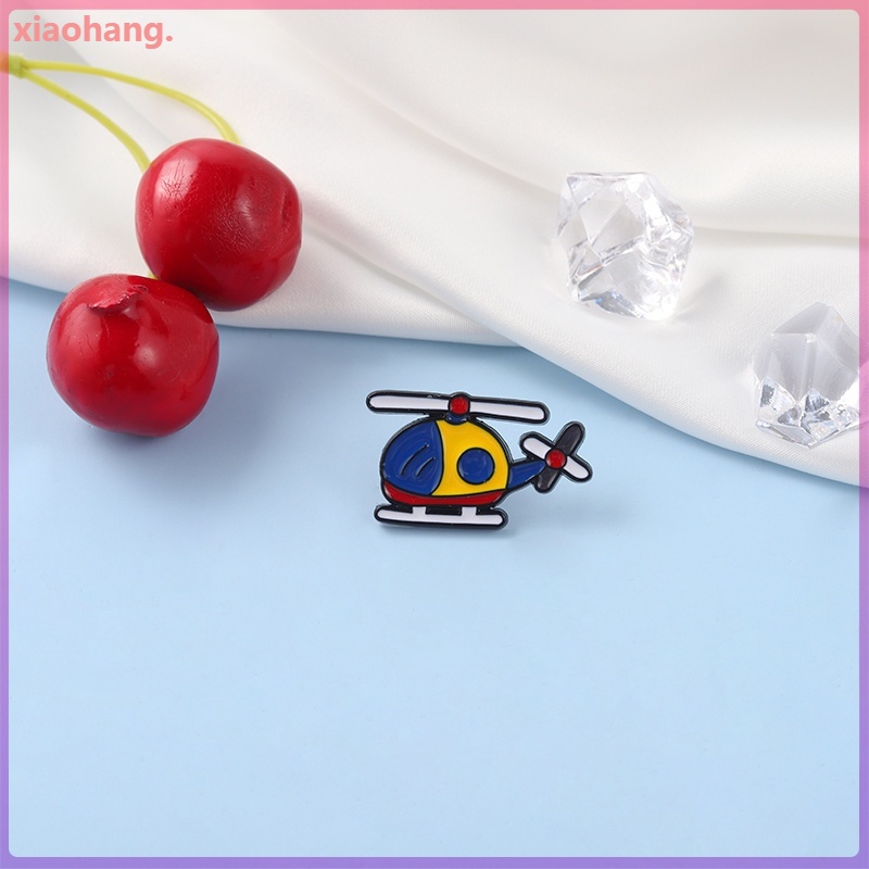Huy hiệu cài áo họa tiết hình máy bay sáng tạo