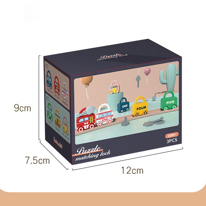 Đồ chơi ô tô kiêm ổ khóa mới nhất 2022