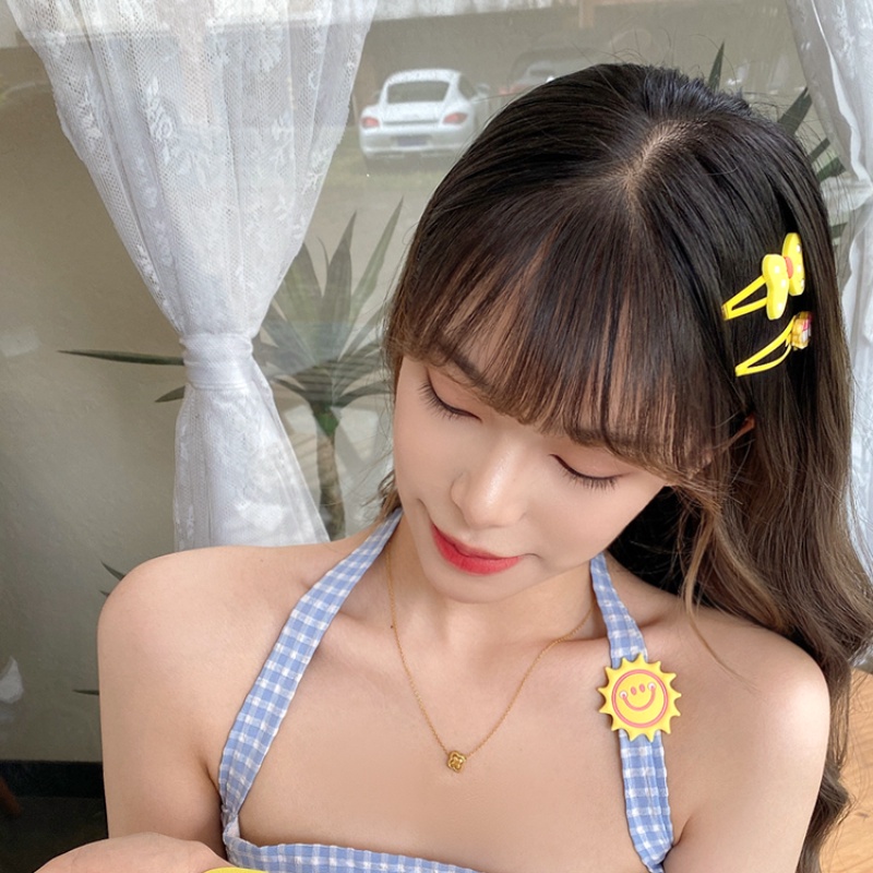 Bộ kẹp tóc Acrylic thiết kế nhỏ nhắn phong cách hàn quốc dễ thương