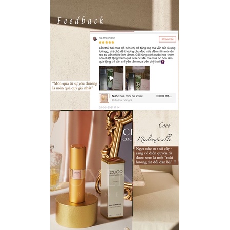 Nước hoa mini nữ 20ml COCO MADEMOISELLE