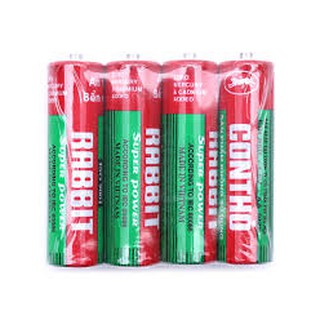(()) Pin tiểu con thỏ 1,5V AA/AAA (vỉ 4 viên)