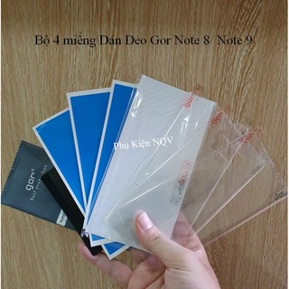 Bộ Dán Dẻo Gor Chính hãng Samsung Note 8/ Note 9