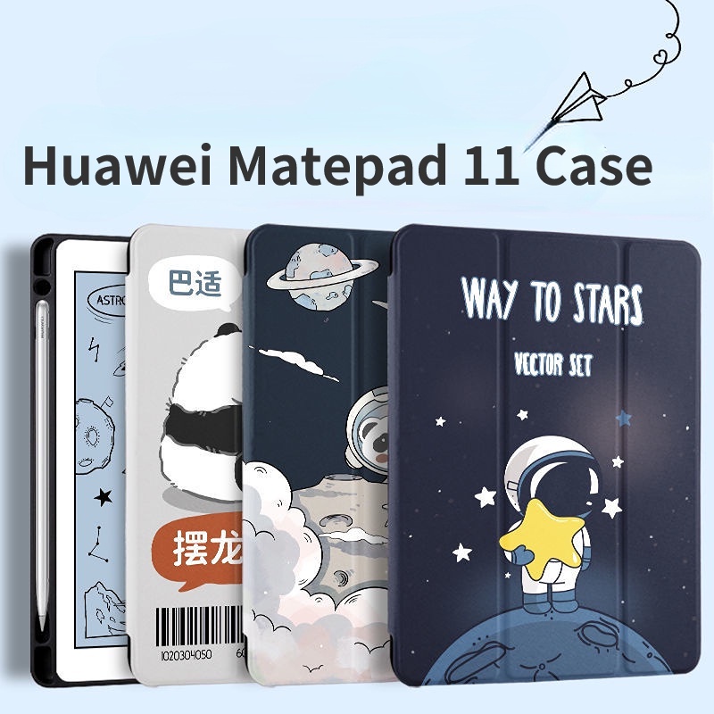Bao Da Máy Tính Bảng Silicon Kèm Ngăn Đựng Bút Chì Cho Huawei Matepad 11 Pro 10.8 '' 10.4 ''