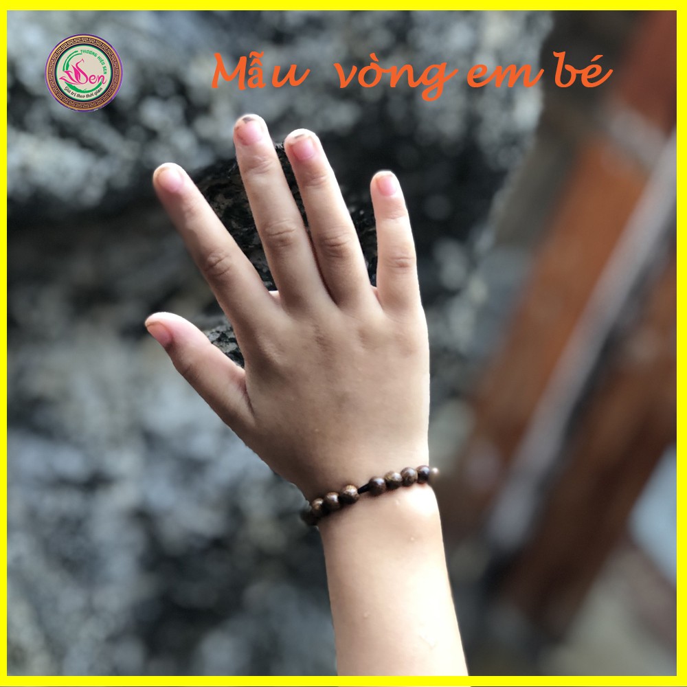 Vòng tay Trầm Hương cho Bé mang lại may mắn bình an cho bé - (Trầm Hương Búp Sen)