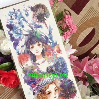 Hình xăm dán kín tay 17x48cm