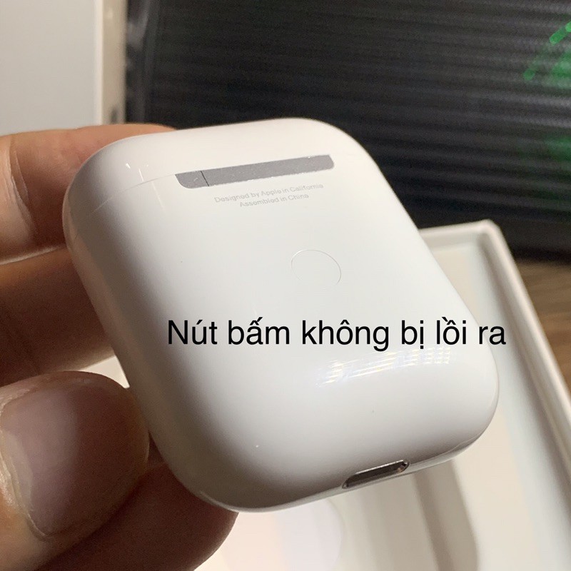 Tai nghe airpods 2 hổ vằn 1562m chip mới nhất - Full chức năng - Check setting - Pin 5h - Bảo hành đổi mới [TẶNG CASE]