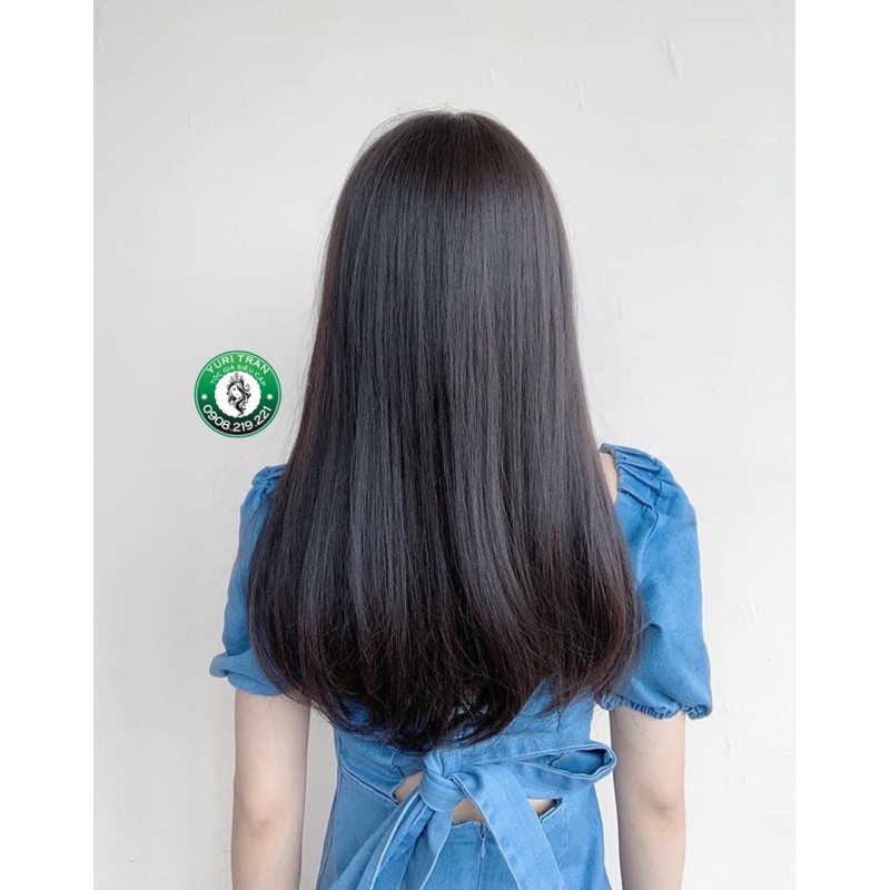 TÓC GIẢ SIÊU DA ĐẦU NGUYÊN ĐẦU FRONT LACE YURI TRAN- DÁNG TÓC CUP NHẸ ĐUÔI ĐEN TỰ NHIÊN