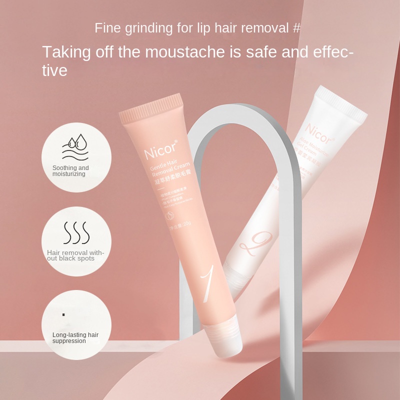 Kem Tẩy Lông Nicor Dịu Nhẹ Cho Mặt Và Môi