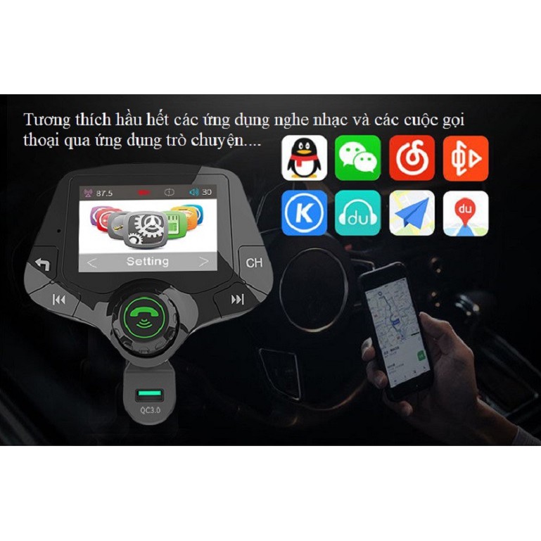 Máy nghe nhạc MP3 – FM trên ô tô có Bluetooth G24