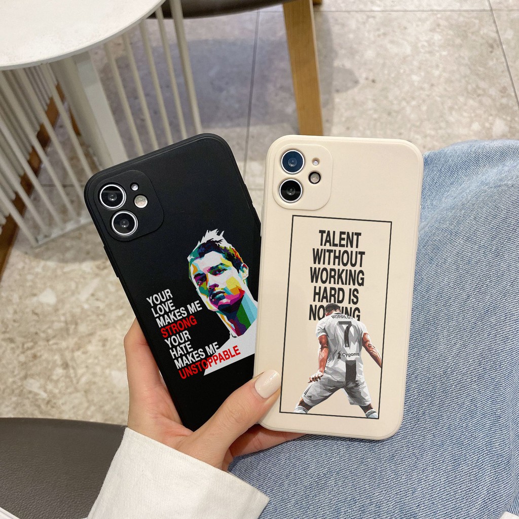 Ốp iphone câu nói của ronaldo ốp lưng quotes người nổi tiếng ốp 11promax 12promax 7plus 8plus xsmax 11 xr xs 7 8 6