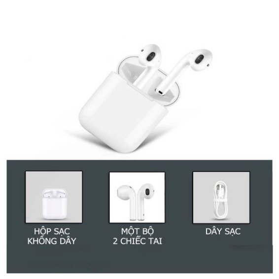 Tai nghe blutooth i7s không dây TWS (Hộp trắng 2 tai) -TULY