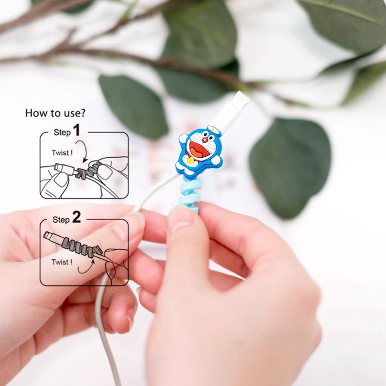 Hoạt Hình Dụng Cụ Bảo Vệ Đầu Dây Cáp Hình Thú Dễ Thương