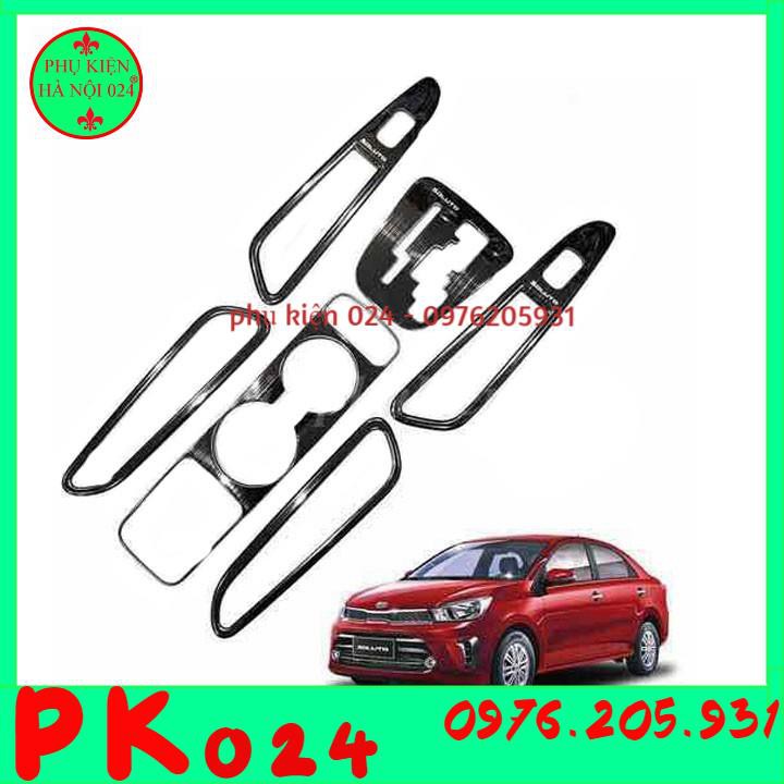 [Soluto 2019] Bộ Ốp Nội Thất Titan Cao Cấp Cho Ô Tô, Ốp Titan Theo Xe - Kia Soluto 2019
