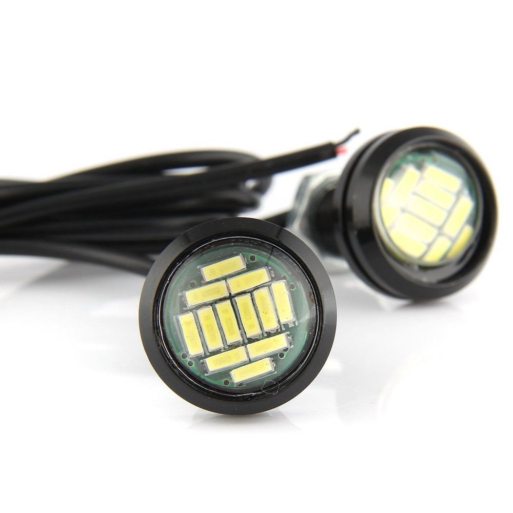 Bộ 1 Cặp Đèn LED 12V 15W Ánh Sáng Trắng Dành Cho Xe Hơi