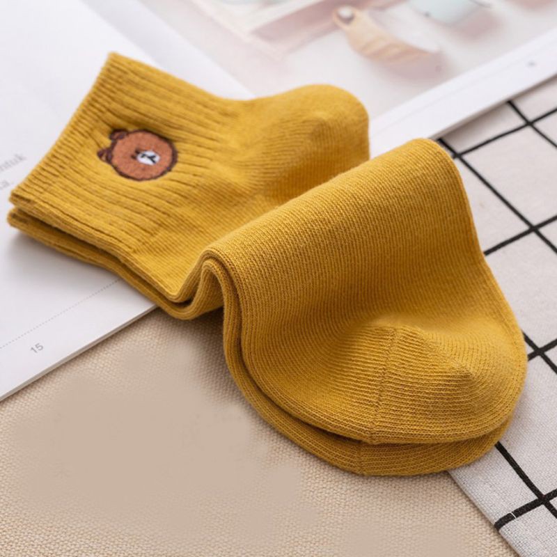 [ Combo 2 đôi ] Tất Vớ Gấu Xinh Brown Dễ Thương Siêu Hot | BigBuy360 - bigbuy360.vn