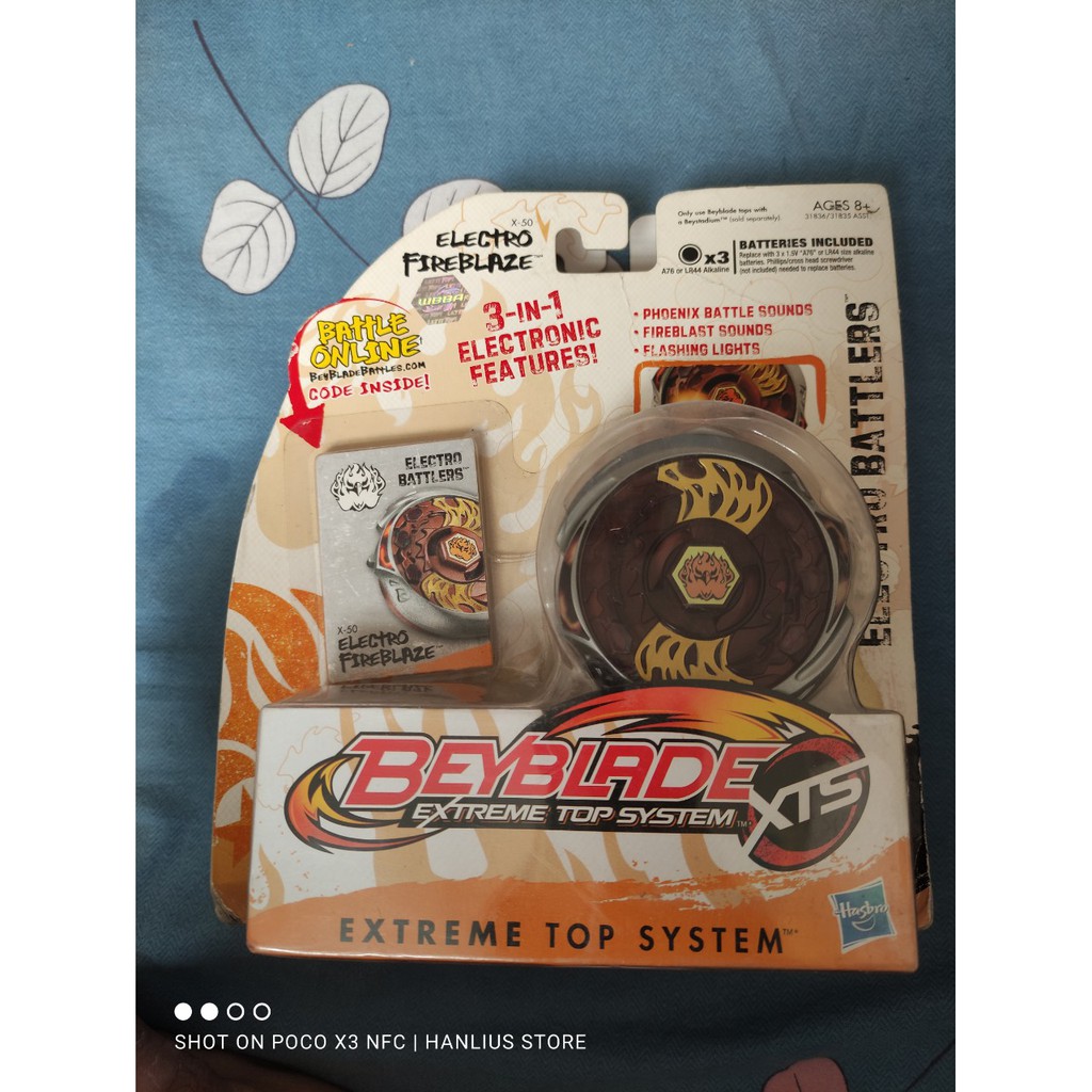 đồ chơi con quay nhựa beyblade metal hasbro electro firreblaze