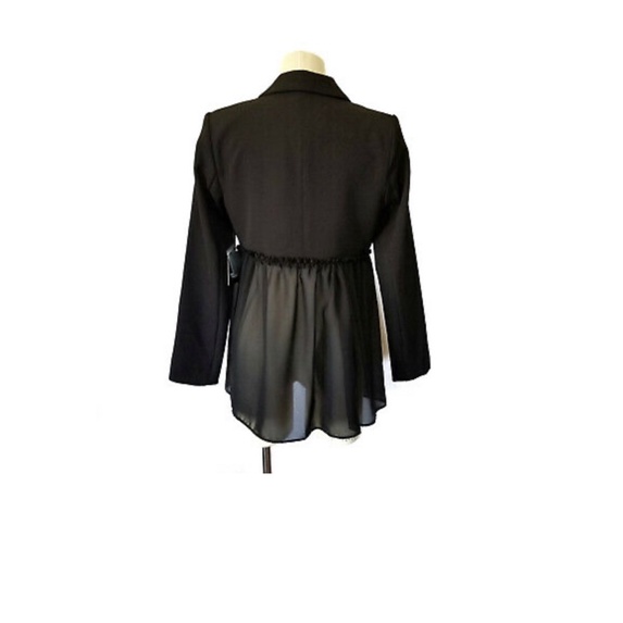 Áo Blazer phối voan SIMPLY  bigsize
