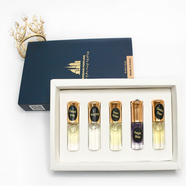 ⚡𝐒𝐈𝐄̂𝐔 𝐑𝐄̉⚡SET 5 MÙI TINH DẦU NƯỚC HOA DUBAI CAO CẤP CẢ NAM, NỮ | Thế Giới Skin Care