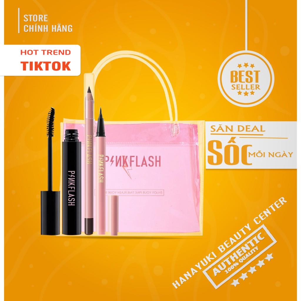 Bộ Kit Trang Điểm 3 Món Mắt Mày Mi Cao Cấp Tiện Lợi Pinkflash - Hanayuki Asia