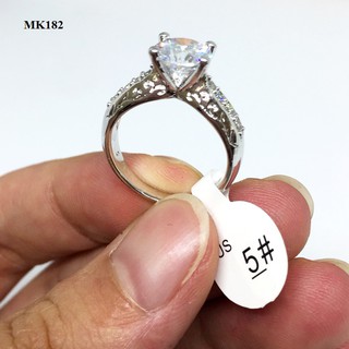 Nhẫn mạ bạc October Love cao cấp