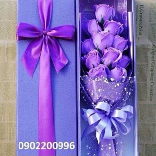Hoa hồng sáp thơm 11 bông