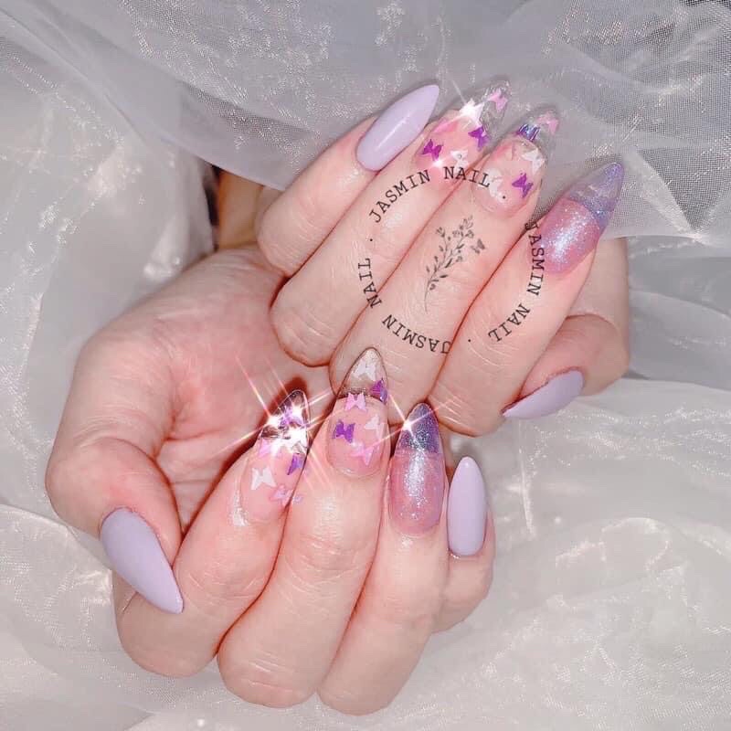 Nailbox thiết kế sẵn mẫu đính charm