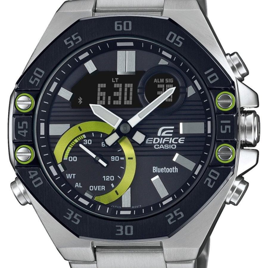Đồng Hồ Nam Casio Dây Kim Loại Chính Hãng EDIFICE ECB-10DB-1ADF