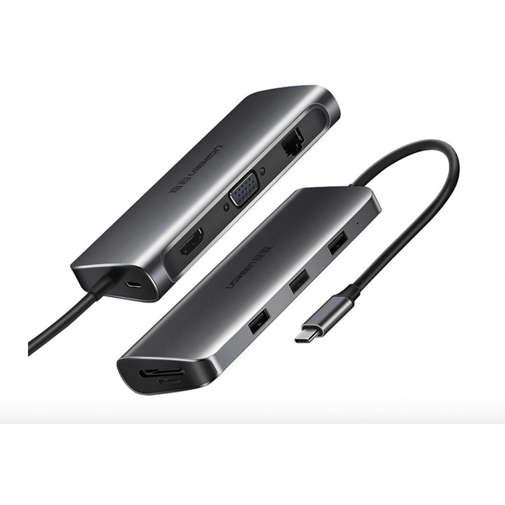 Cáp USB Type C Multifunction 9in1 UGREEN 40873 chính hãng.