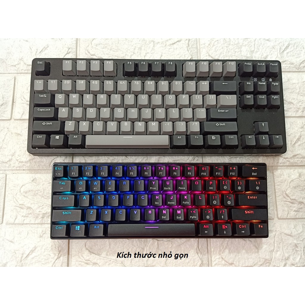 Bàn phím cơ Edra EK361w RGB Bluetooth